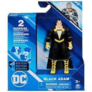 DC Comics 4-Inch Black Adam Action Figure With 2 Mystery Accessories